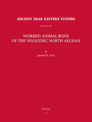 cover image of Worked Animal Bone of the Neolithic North Aegean